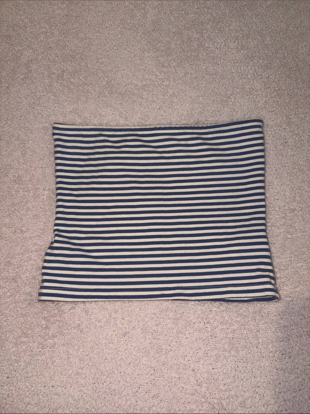 Edikted Striped Blue and White Tube Top